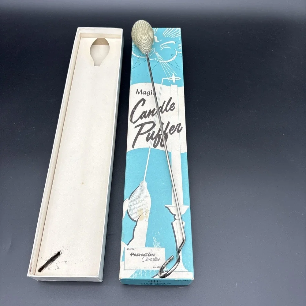 Vintage Magic Candle Puffer Paragon Victrylite Touchless Snuffer Original Box